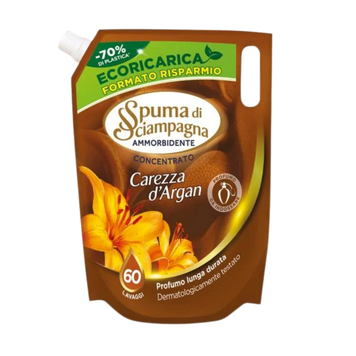 Кондиционер для белья концентрированный Spuma di Sciapagna Carezza d'Argan 1200 мл 60 стирок 8007750008364 фото