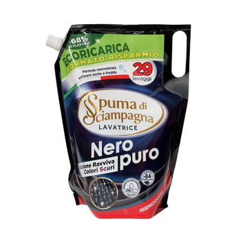 Гель для стирки Spuma Di Sciampagna Neropuro Pure Black 1,305 л. 29 стирок 8007750015454 фото